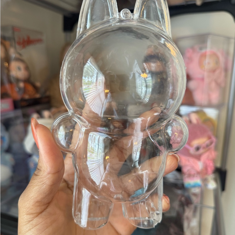Clear Acrylic standing Labubu case